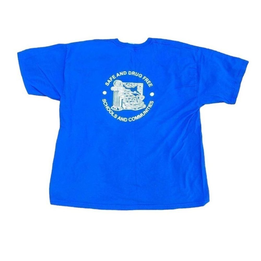 Vintage 90s Safe Drug Free School Tee